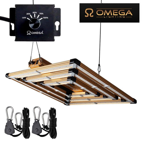 OMEGA INFINITY PRO LED 300w Dimmable Grow Light Full Spectrum 2.7 PPF 815 μmol/s